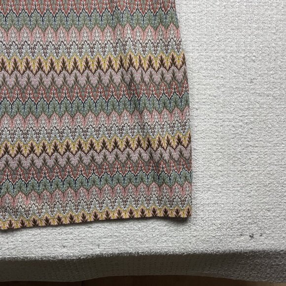 Twik By Simons Bodycon Dress Boho Retro Missoni-Style Multicolor 70's Chic Sz L - Picture 15 of 16